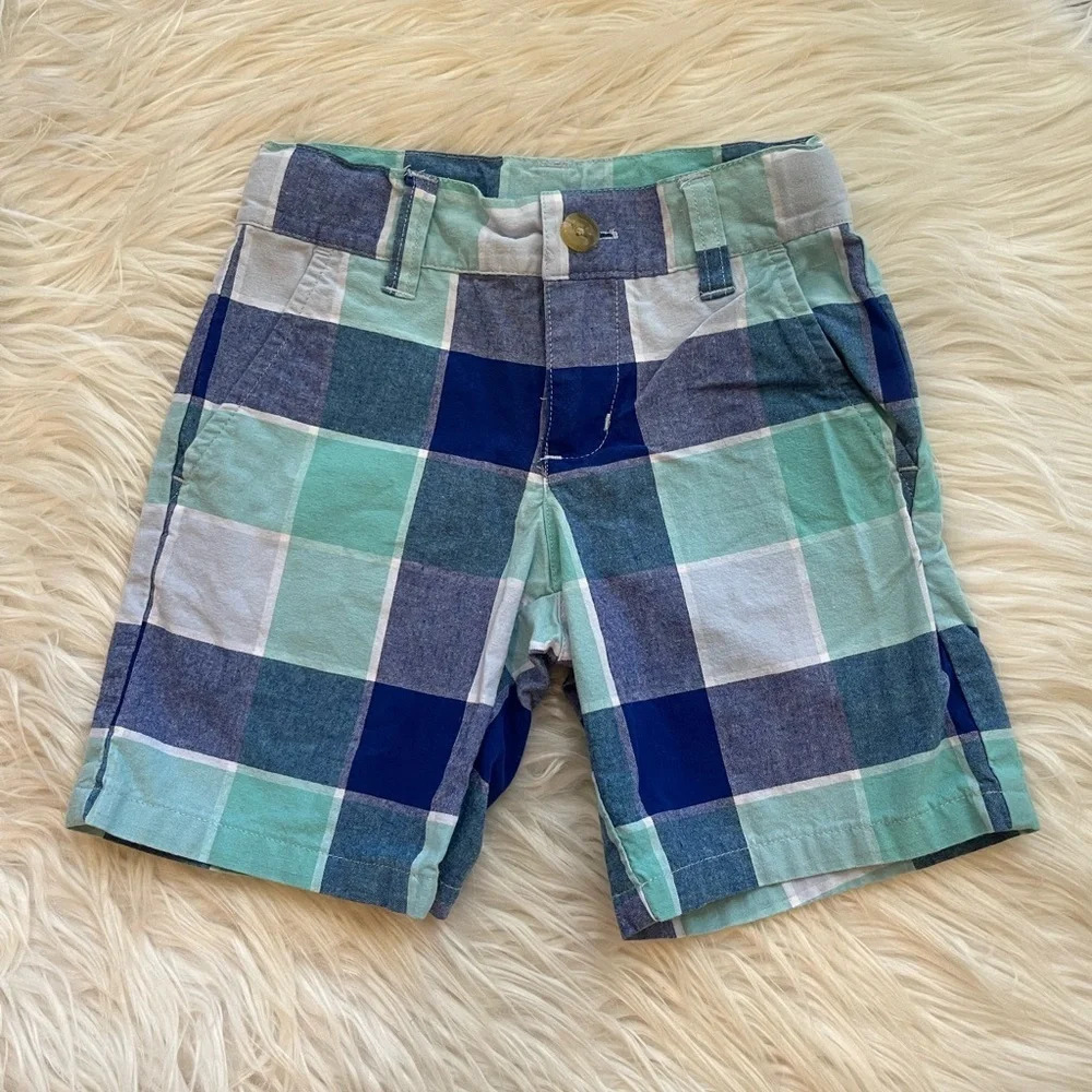 Boy’s Janie & Jack plaid shorts 3
